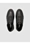 Genuine Leather Fur Black Men's Sports Shoes - 3