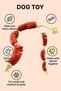 Sausage Shaped Silicone Dog Toy |   Durable Biting and Teeth Cleaning Toy - 5