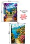 2 Pieces 1000 Piece Puzzle - Begonvilli Sea View and Mountain Lake Town - 2