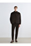 Esvab • Modern & Distinctive Standard Fit Long Sleeve Velvet Men's Shirt Jacket - 3