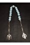 Matte Turquoise Color Special Design 15-Piece Zaza Model Glass Prayer Beads - 3