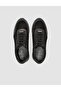 100% Genuine Leather Black Men's Suede Detailed Sports Shoes - 4