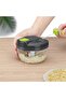 Multi-Function Manual Food Chopper & Processors with Handle and Cover, Vegetable Chopper Shredder, G - 2