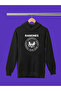Ramones Printed Cotton Long Sleeve Ribbed 3-Ply Hooded Rock Sweatshirt - 2