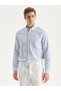 Peak New Season Regular Fit Long Sleeve Striped Men's Shirt