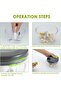 Multi-Function Manual Food Chopper & Processors with Handle and Cover, Vegetable Chopper Shredder, G - 5