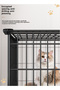 Cat Cage Dog Cage House for Small and Medium Cats - 5