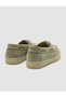 Lenanor Monamae 100% Genuine Leather Green Suede Women's Casual Boat Shoes - 3