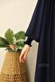 Sema Dress Shawl Gift Set Navy Blue - 6