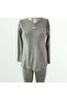 Cotton Women's Pajama Set Green - 2