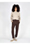 Brown Women's Regular Waist Sweatpants 251 Lcf 227003 Heat Brown
