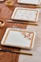Set of 6 Dolce Vita Square Breakfast Serving Plates, Cake Dessert Plates, Dinner Plates, Plates, Presentation Plates, Gift Plates - 4