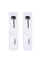 Napalm Off-White White Palm Print Unisex Sports & Lifestyle Towel Sole Organic Cotton Socks - 3