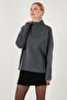 Long Back High Collar Fine Knitwear Sweater SWEATER 4615002 - 5