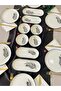 Black Palm 6 Person 14 Piece Breakfast Set - 2