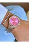 Women's Wristwatch Original Watch with Mesh Strap Waterproof Bracelet Rose Gold Watch with Gift - 4