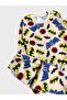 Boy's Cotton Beige Long Sleeve Mrvsimlik Pajama Set - 2