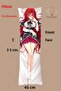 Double-Sided Printed -Rias Gremory _ High School Hugging Pillow Cover, Hugging Pillow