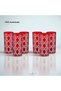 Crystal Decor Colorful Water Glass 485ml Set of 6 Water Glasses - 3