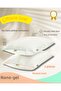 2 Pieces of Medium Firm Pillow 800g Nano Gel