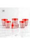 Crystal Decor Colorful Water Glass Set of 6 275ml - 3