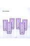 Crystal Decor Colorful Water Glass 485ml Set of 6 Water Glasses - 3