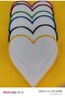 Colorful Heart Cocktail Presentation Napkins 6 Pieces - 3