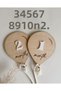 Baby Memory Cards 12 Months Wooden Plexiglass Design Newborn Photo Shoot Decor - 2