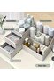 منظم مكتب لسطح المكتب من Diamond Drawer - أبيض - 5