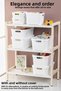 1 Piece Decorative Pyramid Storage Box - Closet Interior Organizer Organizer Box 3.8 Liters White - 3