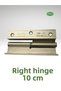 10 cm Cumber Hinges (Right Hand) Aluminum for American Door