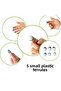 Thimble 5 Pieces Needle Non-Sinkable Plastic Thimble Small