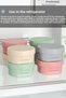 3-Piece Snack Container Set with Lids - Round Children's Snack Baby Nutrition Food Container 150ml Pink - 4