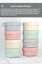 3-Piece Snack Container Set with Lids - Round Children's Snack Baby Nutrition Food Container 150ml Gray - 5