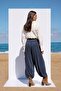 More Sustainable Antrasit İçerikli Havuç/Şalvar Modal Premium Örme Pantolon TWOSS24PL00094 - 4