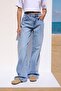 More Sustainable Mavi Rejeneratif Pamuk Normal Bel Wide Leg Palazzo Jeans TWOAW26JE00217 - 3