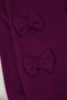 Purple Cotton Plain Crew Neck Oversized Girls' Knit Top & Bottom Set TKDAW26AU00021 - 3