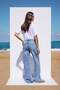 More Sustainable Mavi Rejeneratif Pamuk Normal Bel Wide Leg Palazzo Jeans TWOAW26JE00217 - 4