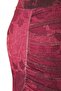 Bordo Çiçekli Mini Örme Büyük Beden Etek TBBAW26AZ00019 - 7