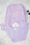 Lilac Heart Sleep Band Fleece Winter Knitted Pajamas Set Tbbaw23Ai00025 - 2
