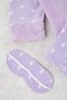 Lilac Heart Sleep Band Fleece Winter Knitted Pajamas Set Tbbaw23Ai00025 - 3