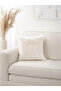 Bonnie Rabbit Fur, Double-Sided, Soft Washable Cushion Cover with Hidden Zipper, White 40X40 - 7