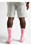 Der Kunstz Pink Printed Unisex Sports & Lifestyle Towel Sole Organic Cotton Socks