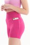 Women's High Waist Tummy Control Double Pocket Biker Shorts Short Sports Leggings 7109