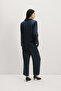 Linen Navy Blue Blazer Jacket - 7