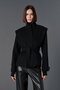 Short Cashmere Coat with Belt