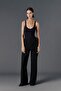 Fabric Trousers with Skirt Details - 6
