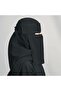 نقاب شمسي قصير مع شريطين مطاطيين وربطة إغلاق - 4