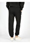 Black Women's Regular Waist Sweatpants 251 Lcf 227003 Heat Black - 4