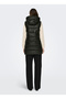 Black Women's Vest Onlnewanja Faux Leather Waistcoat C - 3